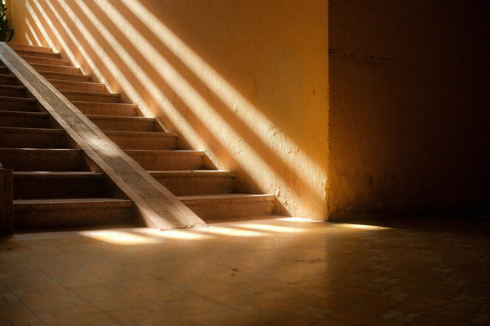 Sunlit stone staircase — what to know before TMS, SPRAVATO, or ECT, Exxceed Wellness, Hayward CA