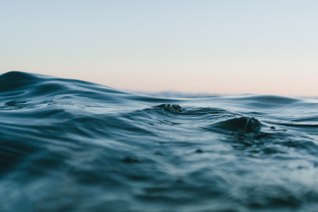 Open water under a wide sky
